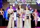 Pemilihan Miss Nusantara 2022 Berakhir, Sherina Novita Yusuf dinobatkan sebagai Miss Nusantara