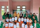 Anak TK Jadi  Pusat Perhatian Mahasiswa KKN di Krueng Mate