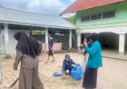 ‎KPM Kelompok 23 UIN Suna Lhokseumawe Awali Pengabdian dengan Gotong Royong di Gampong Keureusek