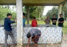 Pemuda Gampong Seuneubokdoe Gotong Royong Sambut Ramadhan