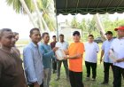 Wali Kota Lhokseumawe Serahkan Bantuan Benur Udang Vaname di Blang Mangat