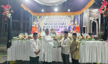 Takbir Panggung Raya Idul Fitri 1447 H Meriah di Masjid Besar Taqarrub Pirak Timu