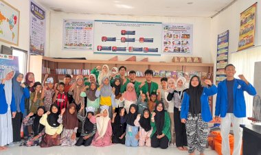 KKN-PPM Unimal dan KPM UIN Sultanah Nahrasyiah Gelar Talkshow Literasi di Tingkeum