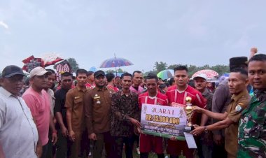 Teupin U Pertahankan Gelar, Juara Turnamen Sepak Bola HUT RI ke-81 Pirak Timu