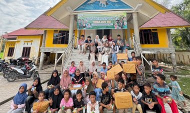 KKN Kelompok 14 Meriahkan HUT ke-81 RI Bersama Anak-Anak Desa Cot Mee