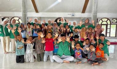 KKN Kelompok 14 Unimal Gelar Program BASUH Bersama Anak-Anak Desa Cot Mee