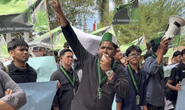 Dari MBG hingga APBK, Ini Tujuh Tuntutan HMI di DPRK Lhokseumawe