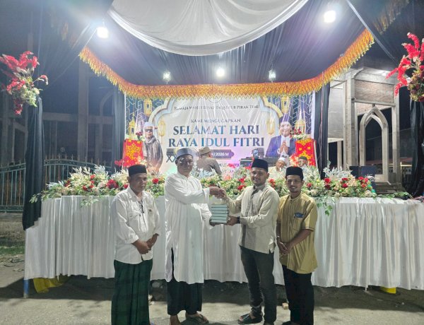 Takbir Panggung Raya Idul Fitri 1447 H Meriah di Masjid Besar Taqarrub Pirak Timu