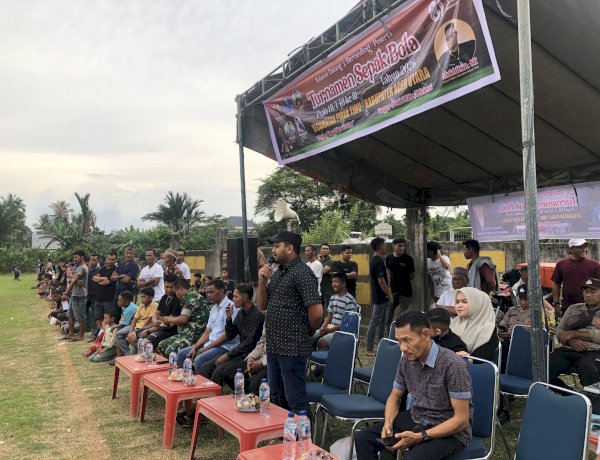 Turnamen Sepak Bola Antar Desa Se-Kecamatan Pirak Timu Resmi Dibuka, Meriahkan HUT ke-81 Kemerdekaan RI