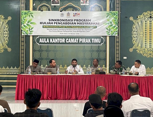 Camat Pirak Timu Dukung KPM UIN SUNA, Dorong Digitalisasi dan Pengembangan Gampong