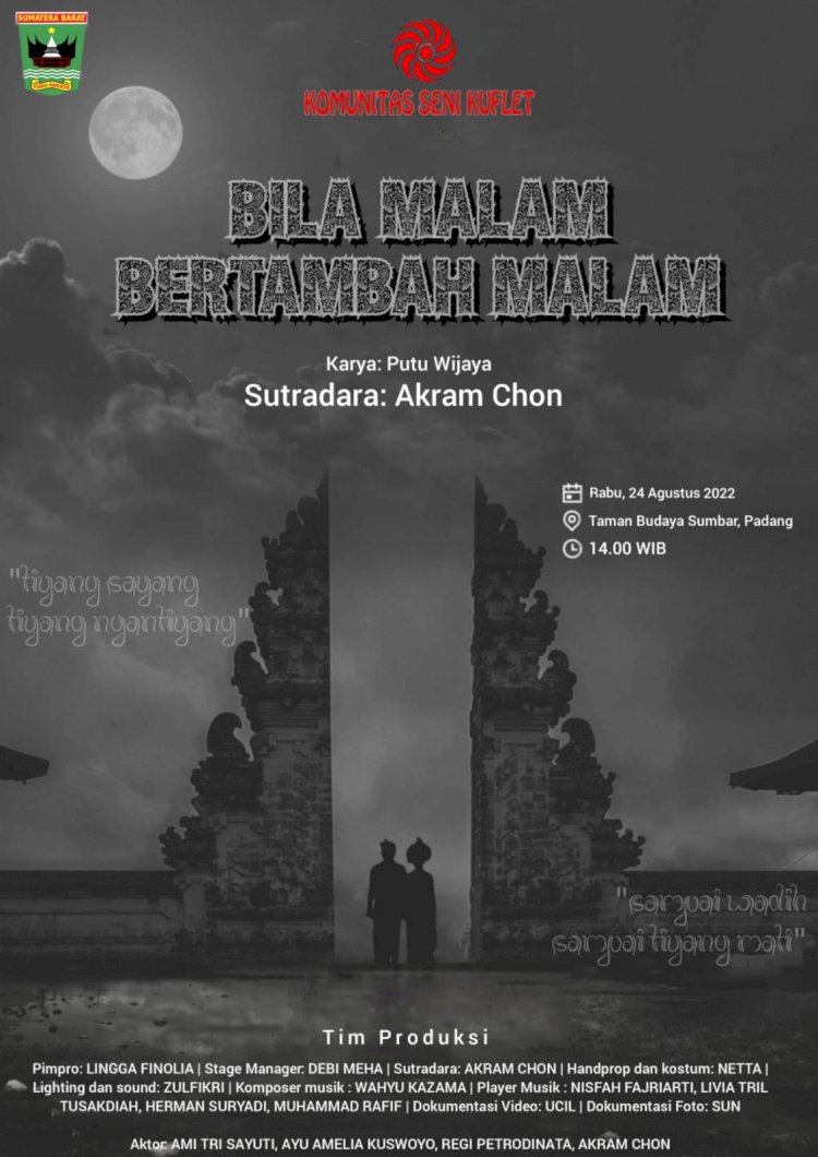 Komunitas Kuflet Rebut 5 Nominasi Terbaik Ajang Festival Teater Remaja Sumbar