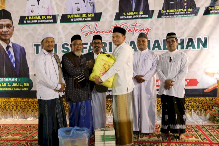 Tim Safari Ramadhan Pemerintah Aceh Berkunjung ke Lhokseumawe