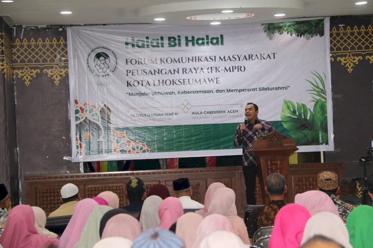 FK-MPR Selenggarakan Halal Bi Halal, Wujudkan Kebersamaan Masyarakat Peusangan di Lhokseumawe