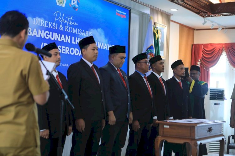Wali Kota Lhokseumawe Lantik Manajemen Baru PTPL, Dorong Transformasi dan Profesionalisme