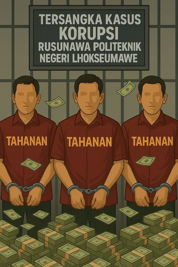 Tiga Tersangka Korupsi Rusun Politeknik Lhokseumawe Ditahan di Satu Lapas, Aman?