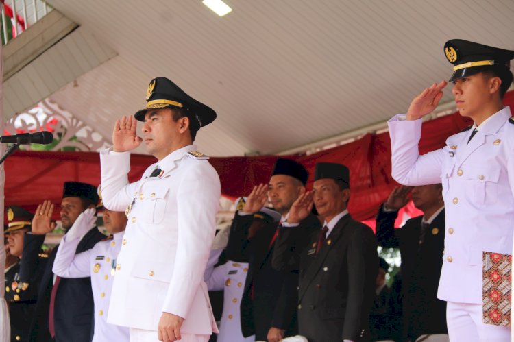 Pemko Lhokseumawe Gelar Upacara Khidmat Peringatan HUT ke-80 RI