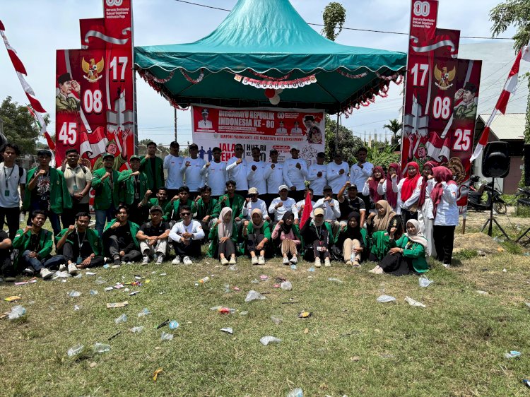 Ratusan Warga Padang Sakti Antusias Ikuti Jalan Sehat Bersama Mahasiswa KKN Kelompok 24