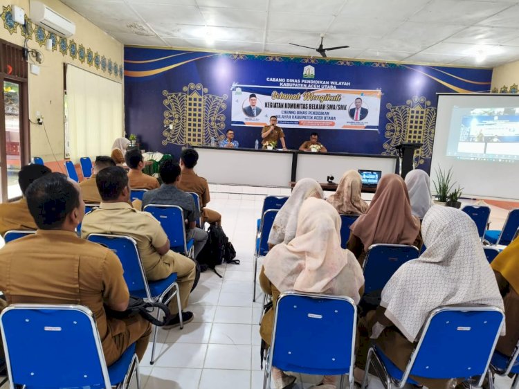 Cabdin Aceh Utara Gelar Komunitas Belajar Untuk Guru SMA