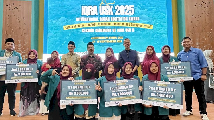 Empat Mahasiswa UIN Sultanah Nahrasiyah Toreh Prestasi di Ajang Internasional IQRA-USK 2025