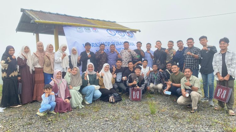 ‎Mahasiswa UIN Sultanah Nahrasiyah Lhokseumawe Ikut Workshop Wirausaha Muda Pemula Disporapar Aceh Utara