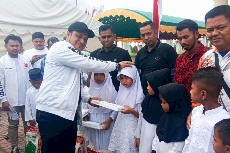 ‎Solidarity Squad Aceh Santuni 300 Anak Yatim di Aceh Utara