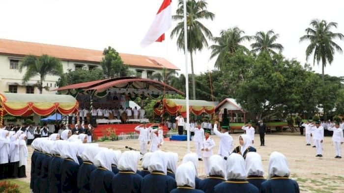 Pemkab Aceh Utara Gelar Upacara Hari Santri Nasional di Dayah Syamsuddhuha Cot Murong