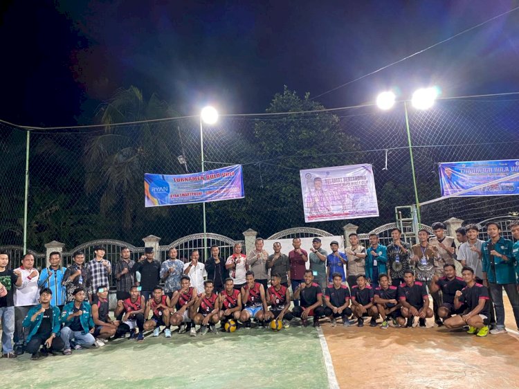 Turnamen Bola Voli Kolaborasi BEM Unimal, FOMA PT, dan KNPI Pirak Timu Resmi Dibuka di Gampong Serdang