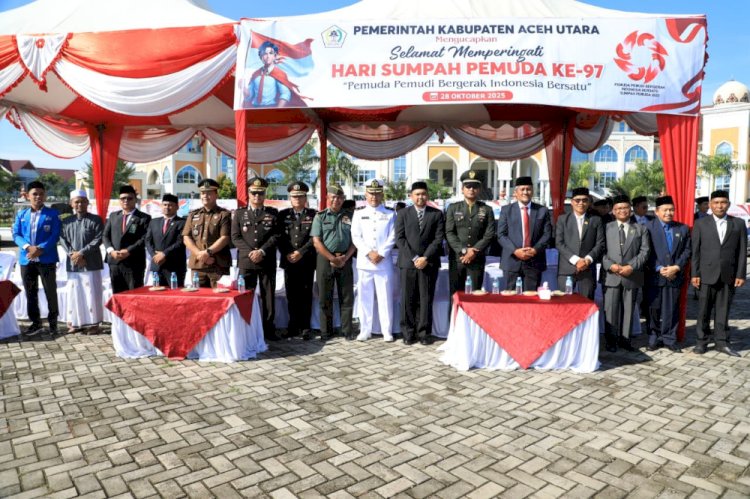 Pemkab Aceh Utara Gelar Upacara Peringatan Hari Sumpah Pemuda ke-97