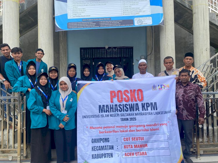 Mahasiswa UIN Sultanah Nahrasiyah Lhokseumawe Laksanakan KPM di Desa Cot Seutui