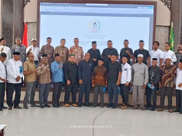 ‎DPRK Aceh Utara Bahas Rancangan Qanun Perlindungan Lahan Pertanian, Dorong Keberlanjutan Ketahanan Pangan