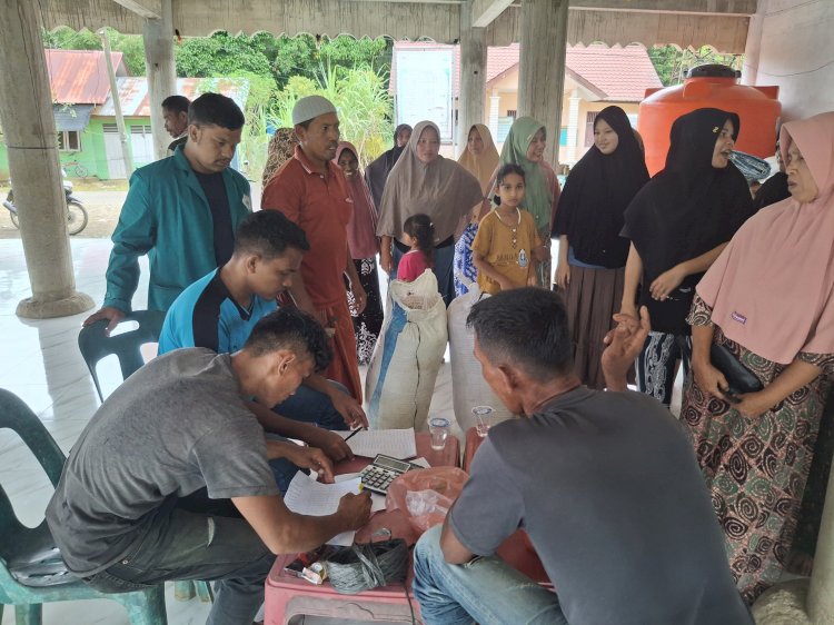 Pembagian Zakat Pertanian di Meunasah Baroh Aceh Utara : Boleh Pilih Uang Atau Padi