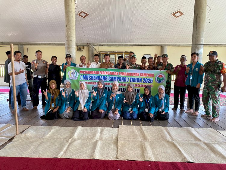 ‎KPM Kelompok 20 UIN Suna Lhokseumawe Meriahkan Musrenbang Gampong Pulo Iboih 2025 yang Fokuskan Pemanfaatan Dana Desa