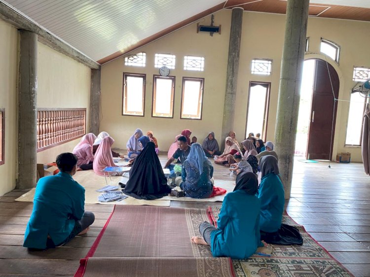Mahasiswa KPM UIN Sultanah Nahrasiyah Ikut Sukseskan Posbindu PTM di Desa Pulo Iboih