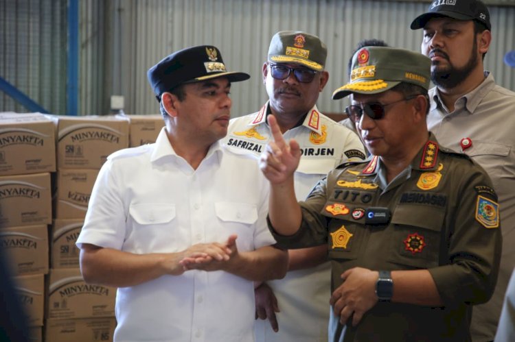Mendagri Tito  Karnavian, Tinjau Lhokseumawe Pasca Banjir.