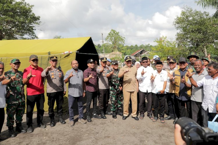 ‎Menko Polkam Tinjau Banjir, Wali Kota Lhokseumawe Turun Langsung Dampingi