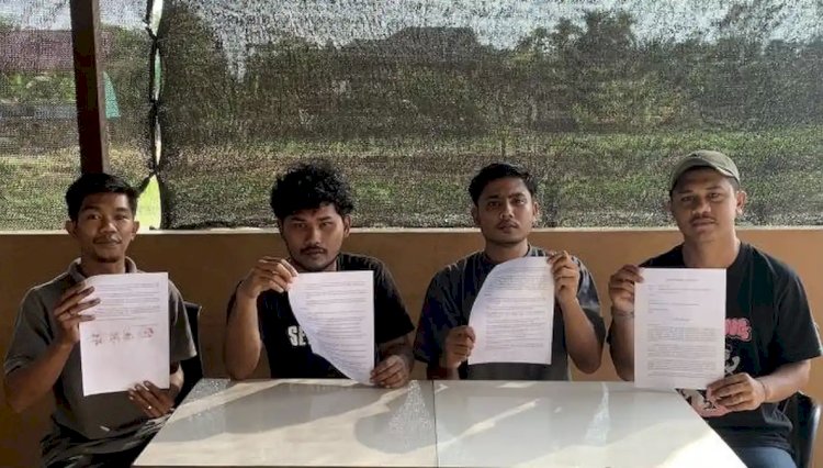 Koalisi Pemuda Aceh Desak DPR RI Gunakan Hak Angket, Kirim Surat Berstempel Darah