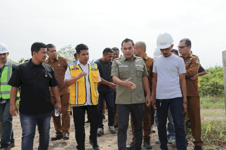 Wali Kota Lhokseumawe Tinjau Kesiapan Pembangunan Permanen Sekolah Rakyat