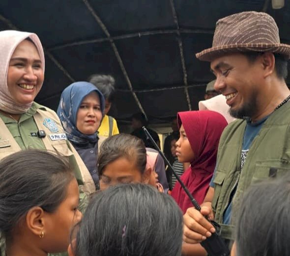 Posko Tanggap Bencana Faisal Rizal Hasan Peduli Terobos Jalan Lumpur Menuju Gp Sijudo