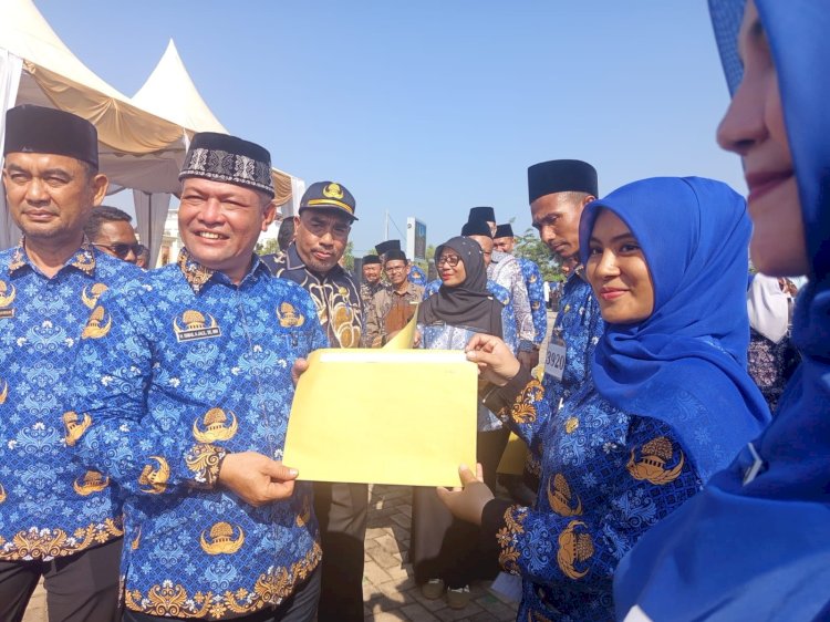 Pecah Rekor Nasional, Bupati Aceh Utara Lantik 8.094 PPPK Paruh Waktu