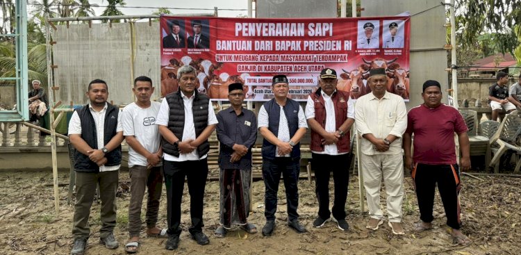 Bupati Aceh Utara Serahkan 1.109 Sapi Meugang untuk 852 Gampong
