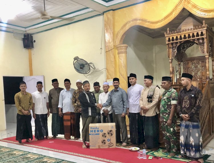Safari Ramadhan 1447 H, Muspika Pirak Timu Kunjungi 10 Masjid dan Serahkan Kipas Angin