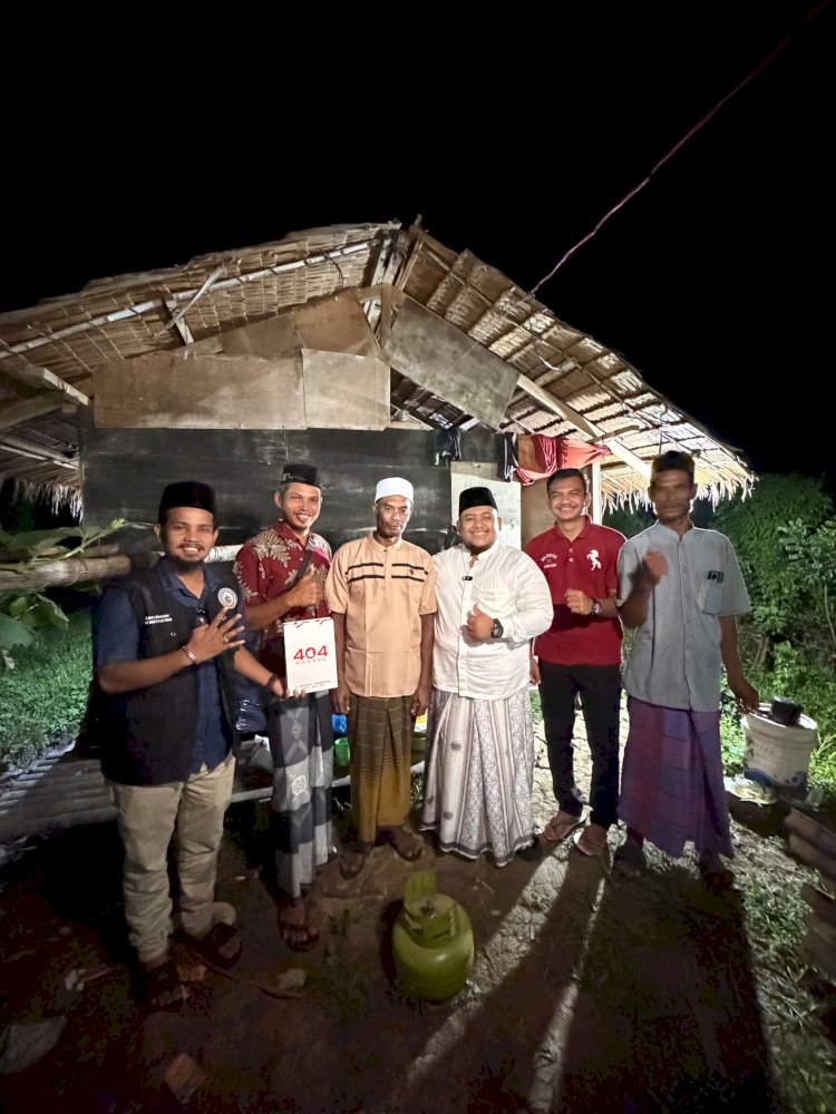 Tinggal di Rumah Tak Layak Huni, Duda di Aceh Utara Terima Uluran Tangan 404 Parang IX, KNPI dan FOMA PT