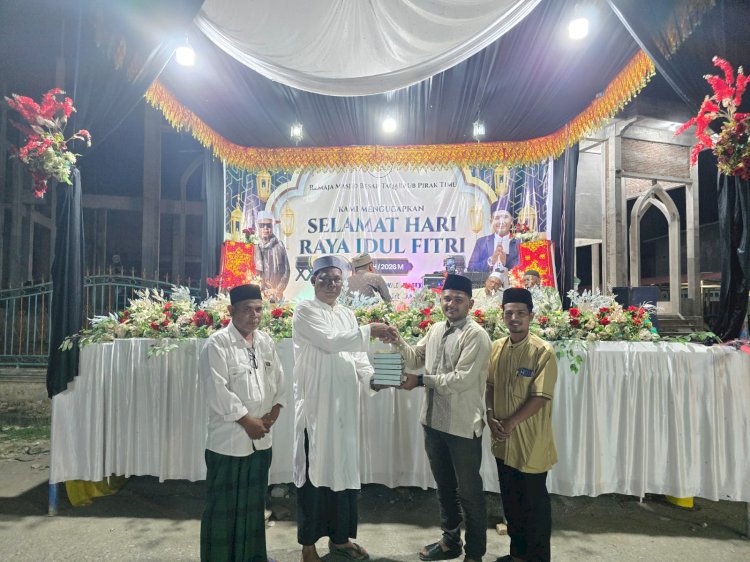 Takbir Panggung Raya Idul Fitri 1447 H Meriah di Masjid Besar Taqarrub Pirak Timu