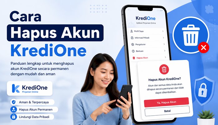 Begini Tips Cara Hapus Akun  KrediOne Dan Panduan Cara Tutup Data KrediOne