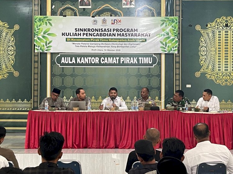 Camat Pirak Timu Dukung KPM UIN SUNA, Dorong Digitalisasi dan Pengembangan Gampong