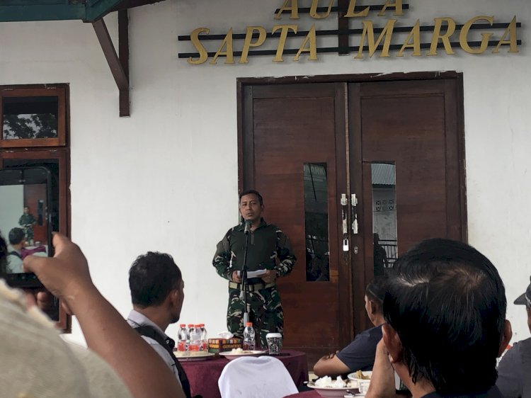 Perkenalkan Diri, Dandim 0103/Aceh Utara Gelar Coffee Morning Bersama Insan Pers